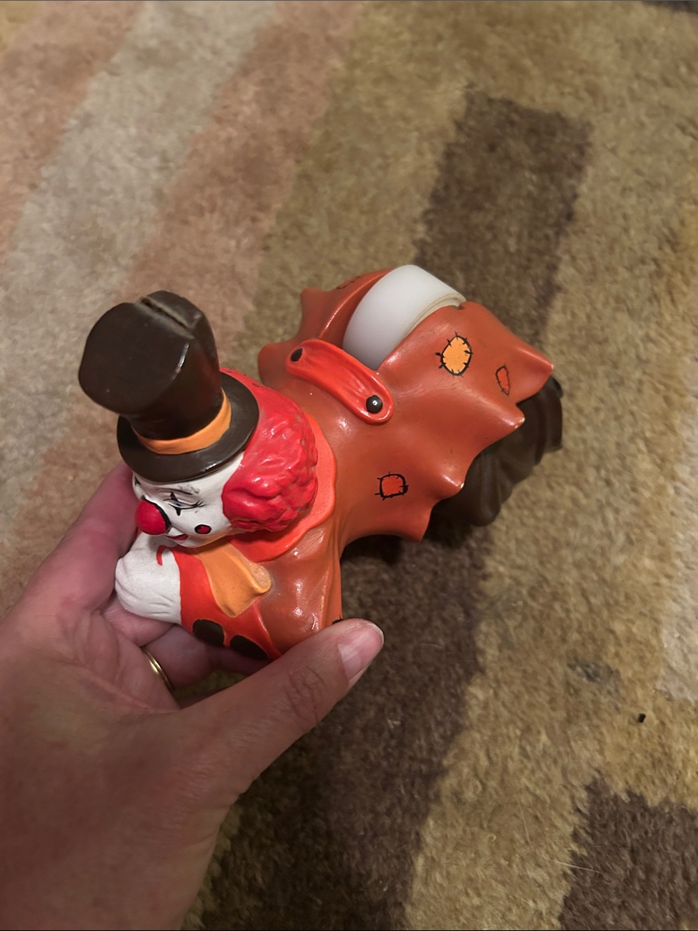 vintage clown tape dispenser